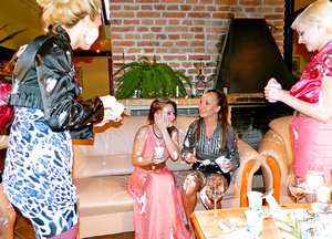 18 year old Alexis Crystal on knees for submissive cock serving action